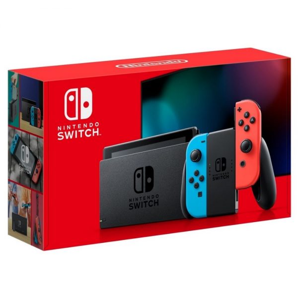 Nintendo Switch with Red & Blue Joy‑Con
