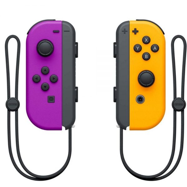 Nintendo Switch Joy-Con Pair Purplе_Orange out of box